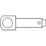 KU80835     Drawbar Pin---Replaces 6C04065610